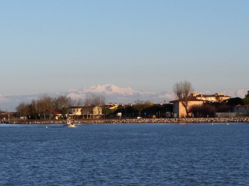 Morgenstimmung in der Hafeneinfahrt von Caorle