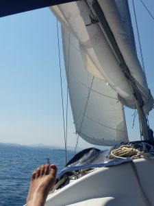 Fuß vor Segel - das maritime Stilleben