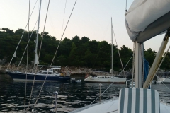 Die Dinghys kuscheln schon.